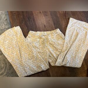 Gilly Hicks Wide Leg Floral Pajama Pants